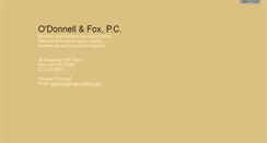Desktop Screenshot of odonnellfox.com